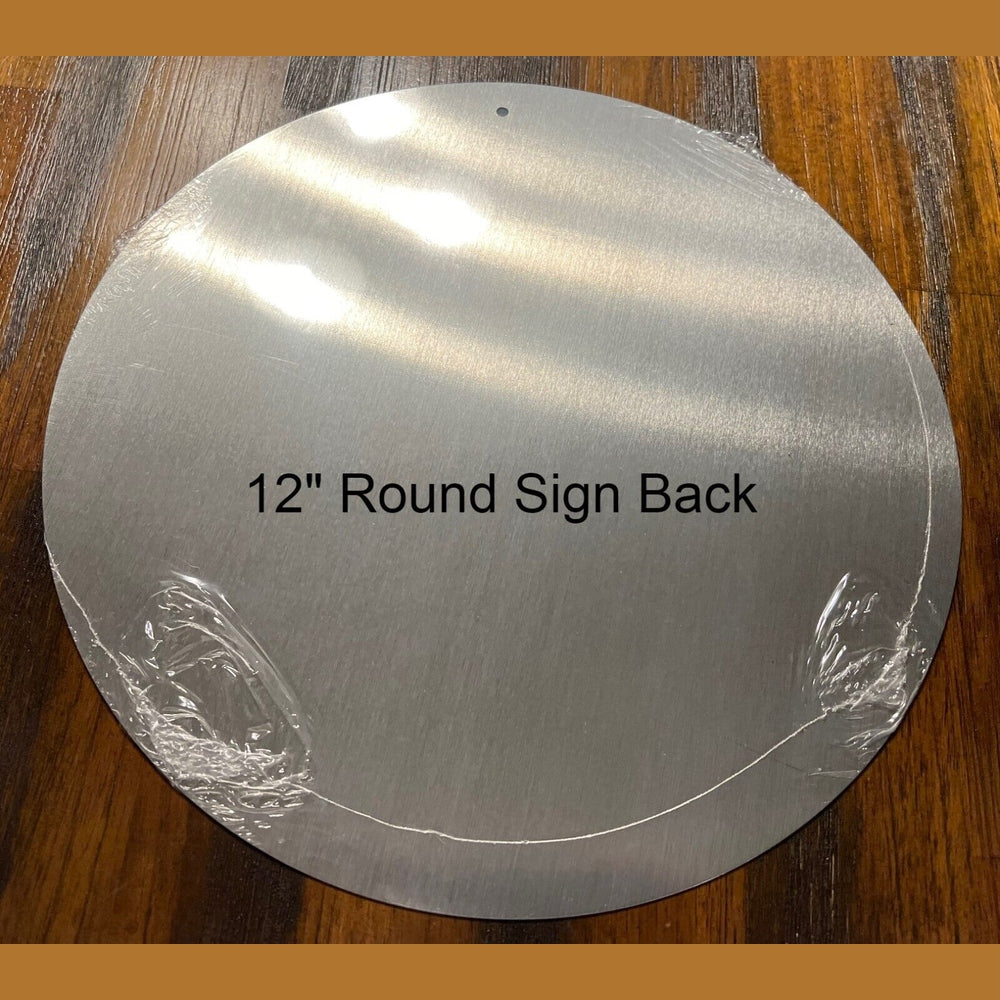 Sasquatch He Doesn't Believe In You Either 12" Novelty Metal Circular Sign Home & Garden:Home Décor:Plaques & Signs Style Your Walls